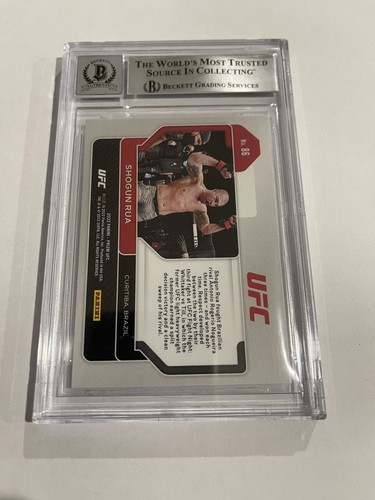 Mauricio Shogun Rua Signed Prizm UFC Card IP Slabbed Beckett BAS COA c - Picture 3 of 3