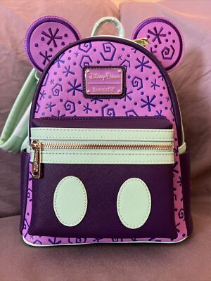 Disney Mickey Mouse Main Attraction Loungefly Mini Backpack  display picture 2