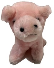 Vtg Dakin Baby Pink Piglet Pig Plush Stuffed Animal 6  1979