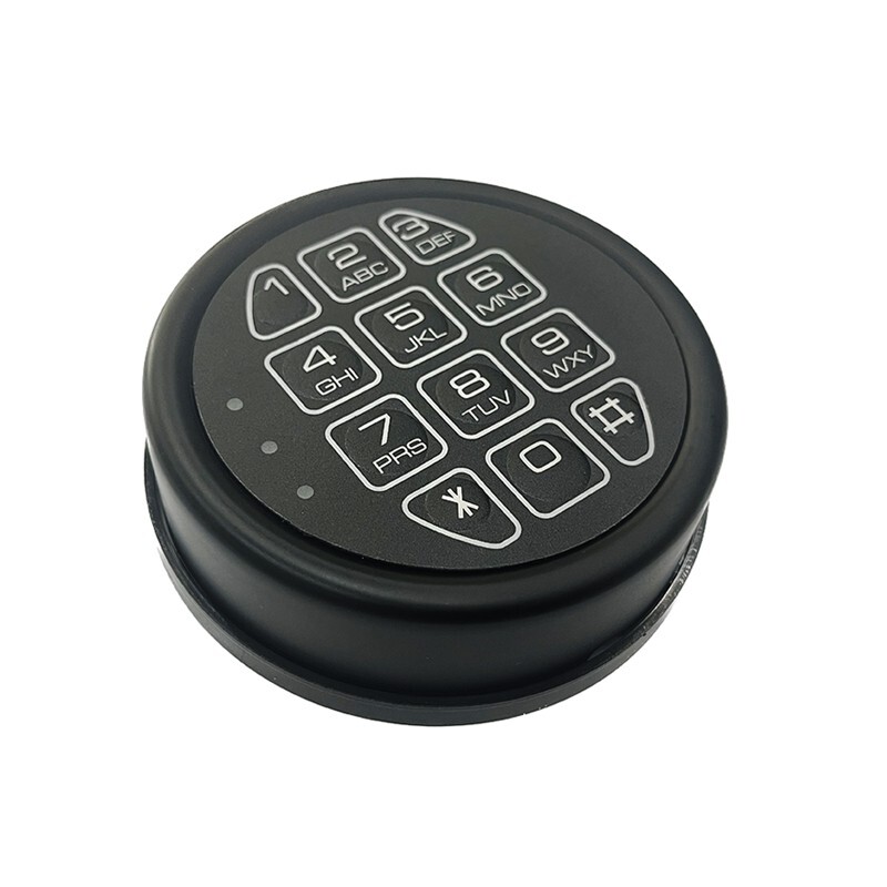 Black Electronic Safe Lock Replacement Keypad with Solenoid Lock & 2 ...