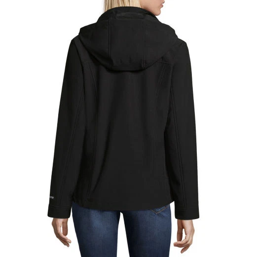 Free country woven hooded hotsell water resistant lightweight softshell jacket