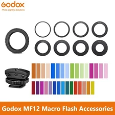 Godox MF-AR Mounting Ring Adapter Ring Set Cold Shoe Flash Accessories For MF12