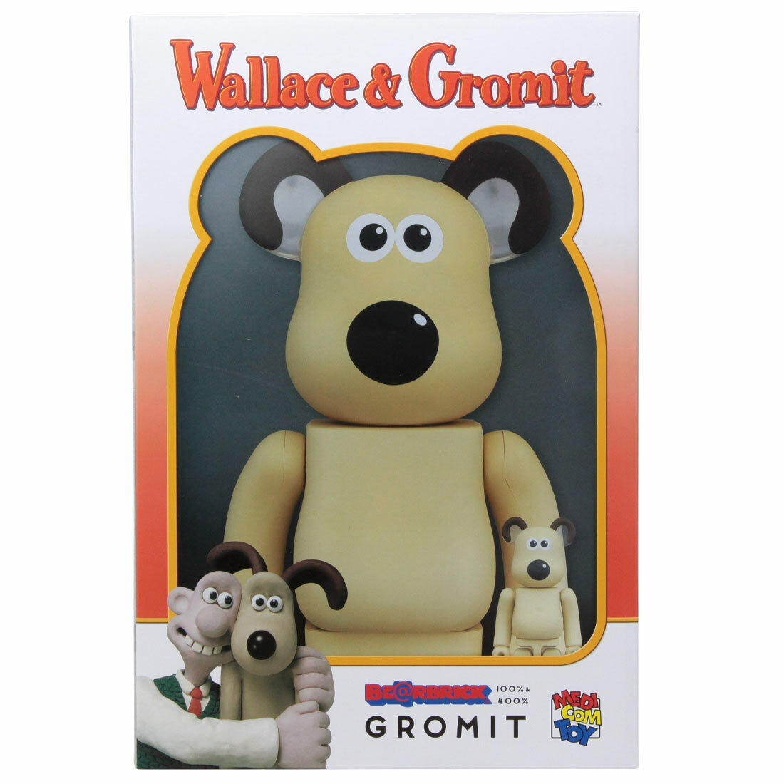 Medicom BE＠RBRICK Gromit 100% 400% Bearbrick Figure Set | eBay