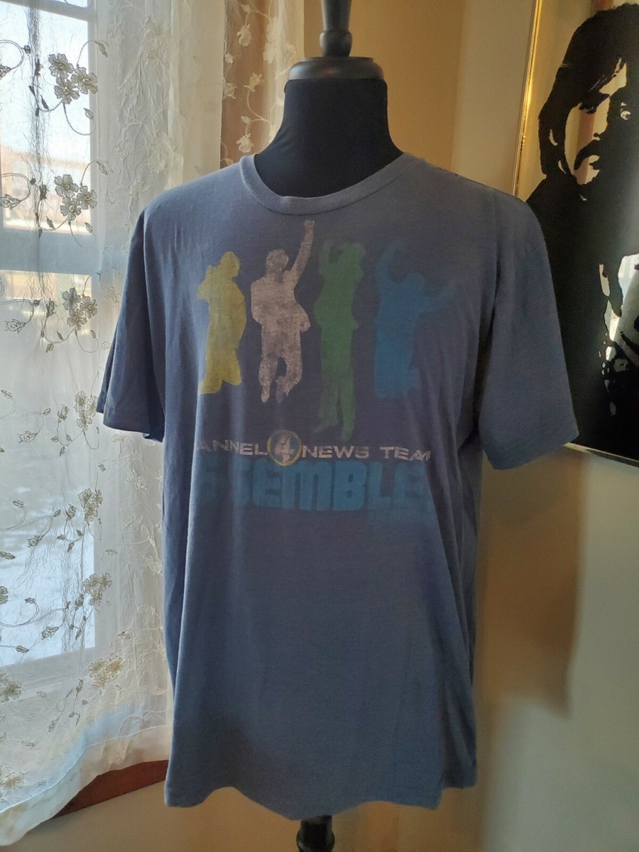 Anchorman Assemble Tee - Will Ferrell Ron Burgundy Channel 4 News Team T Shirt S