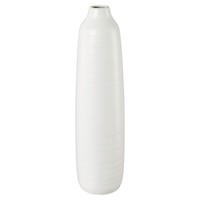 Vase FüR Blumen Blumenvase Dekovase Wasserdicht Keramik Weiß Rund H 40 Cm