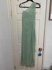 David's Bridal mint bridesmaids dress