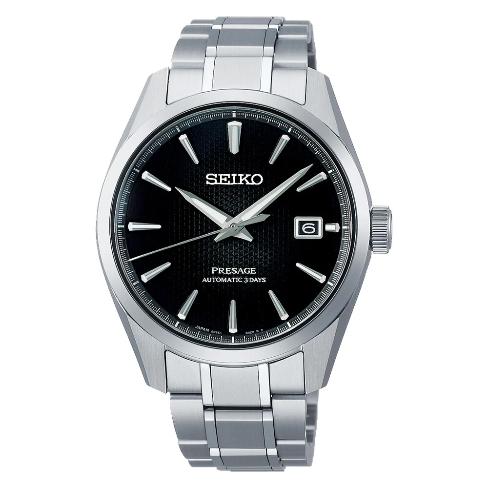 SEIKO PRESAGE SARX117 Black Sharp Edged Mechanical Men s Watch New