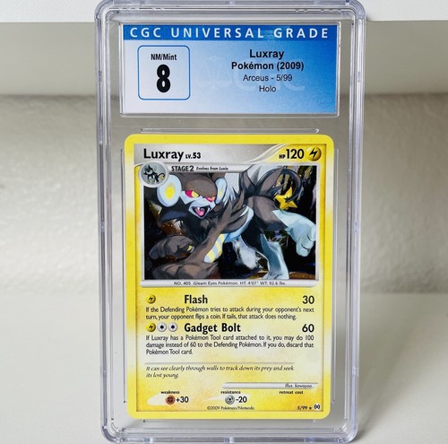 Luxray graded CGC 8 for sale on eBay