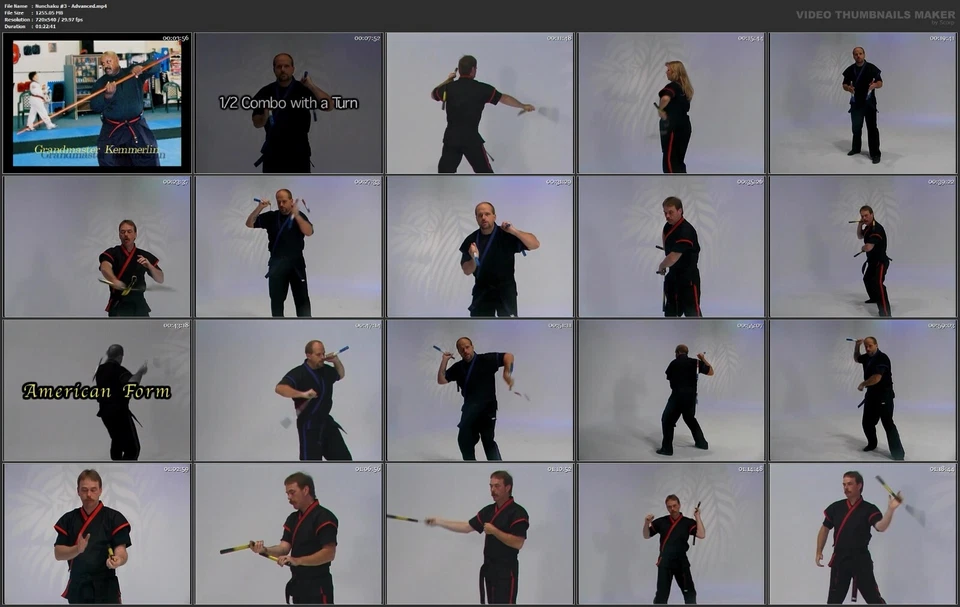 Nunchaku - Beginner, Intermediate, Advanced starring Chuck Hansen (3 DVD Set) Foto 4 de 4