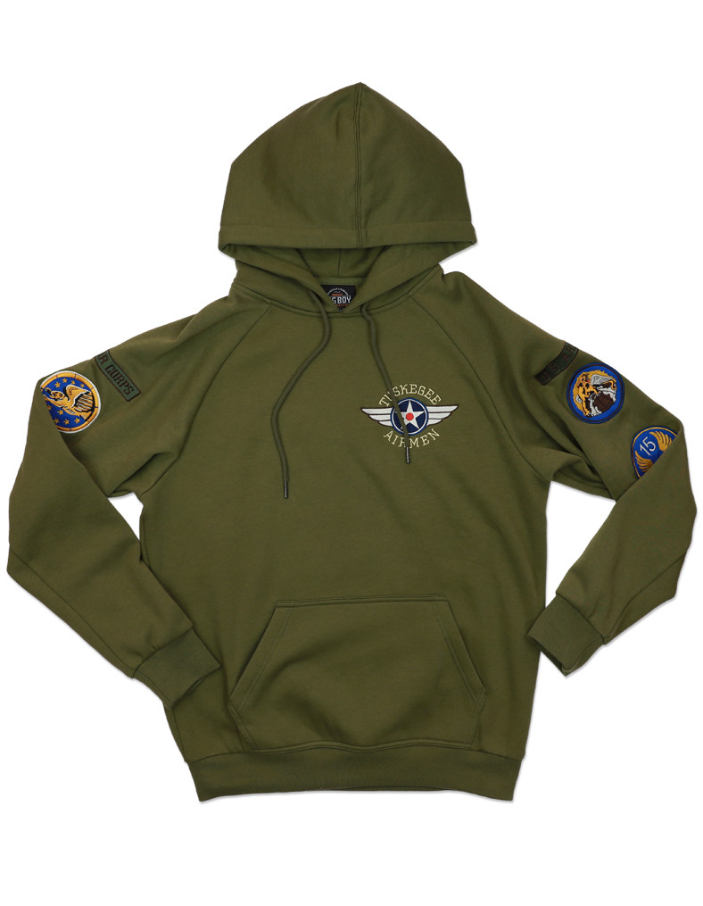 nike red tails hoodie