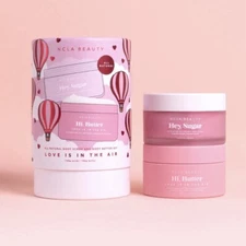 NCLA BEAUTY Love Is in the Air Strawberries & Champagne Scrub & Body Butter Set