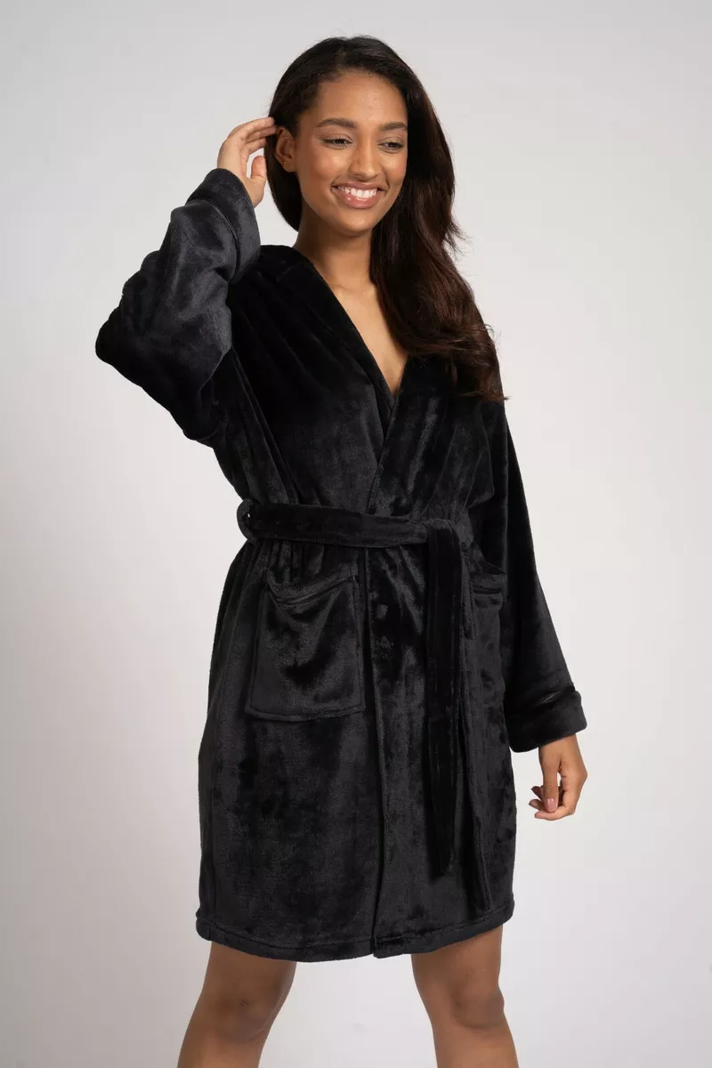 Berkshire Homewear Island Fleece Hooded Robe - QVC.com