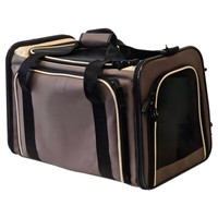 Nobby Tragetasche Extend Braun FüR Hunde Bis 10 Kg, 45X28X28 Cm, Abwaschbar