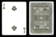 1 x playing card Theory11 High Victorian - 2 of Clubs ZT 39