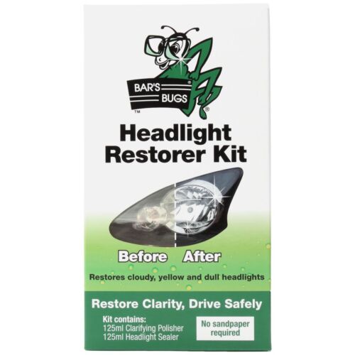 Bar's Bugs Two-Step Headlight Restorer Kit 2pc - Picture 1 of 12