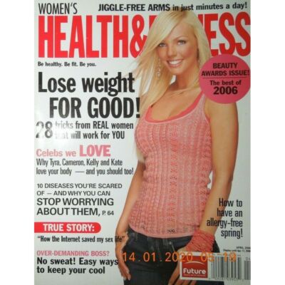 WOMEN HEALTH & FITNESS jiggle free arms 28 TRICKS addicted to cybersex ALLERGY