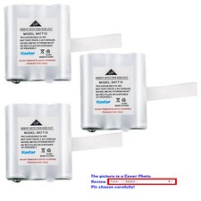 Kastar Battery 3.6V 1200mAh for Midland T77 T-77, Midland T79 T-79 Two Way Radio