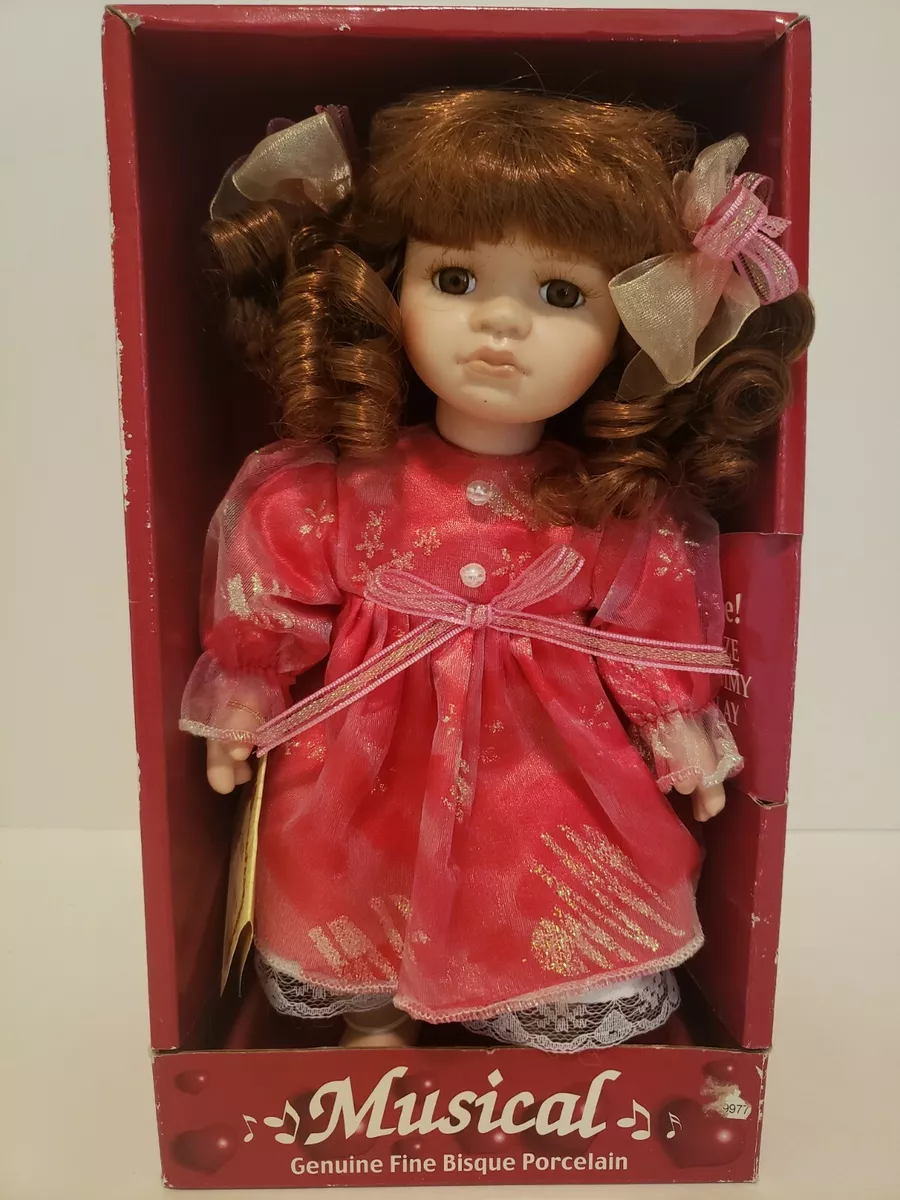 Genuine Fine Bisque Porcelain Doll