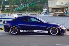 97.5 Multicolor Graphic Car Racing Decal Sticker Fits For Mazda Cx-3 Rx-8