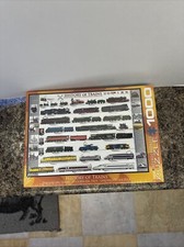 Train Railway Jigsaw New Sealed 1000 pc History Engine 19 1/4" X 26 5/8"