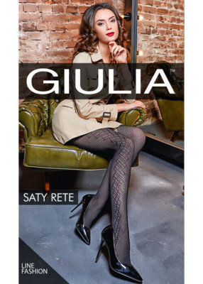 GIULIA Saty Rete Model Nr.7 Strumpfhose 100 Den Größe L Farbe Schwarz