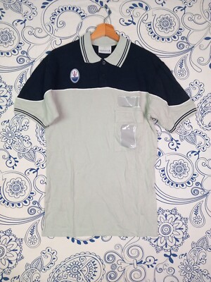 MASERATI WORKWEAR ORIGINAL XS POLO DE CECCO KURZARM PATCH FIRMEN-T-SHIRT 