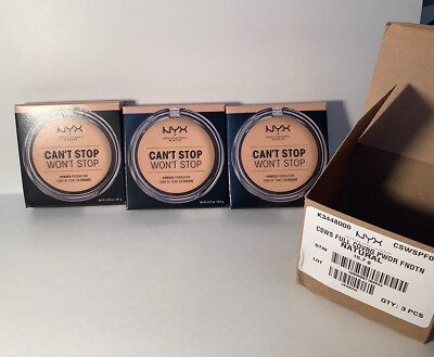 NYX Professional Can't Stop Won't Stop Setting Powder Natural - 3 Pack Import Co