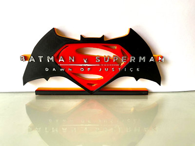 Batman v Superman: Dawn of Justice Logo v3 Bruce Wayne Clark Kent Metropolis BvS