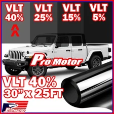 VLT 40% 30" 25 FT Office Car Home Commercial Uncut Window Roll Tint Film 2022