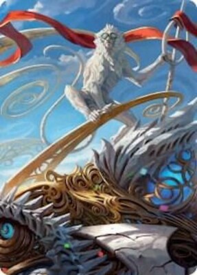 Ragavan, Nimble Pilferer 74/81 Art Card  - NM  - March of the Machine MTG