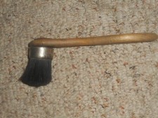 SHINOLA BRISTLE Dauber Shoeshine Brush Wooden Handle Bristle Head Vintage