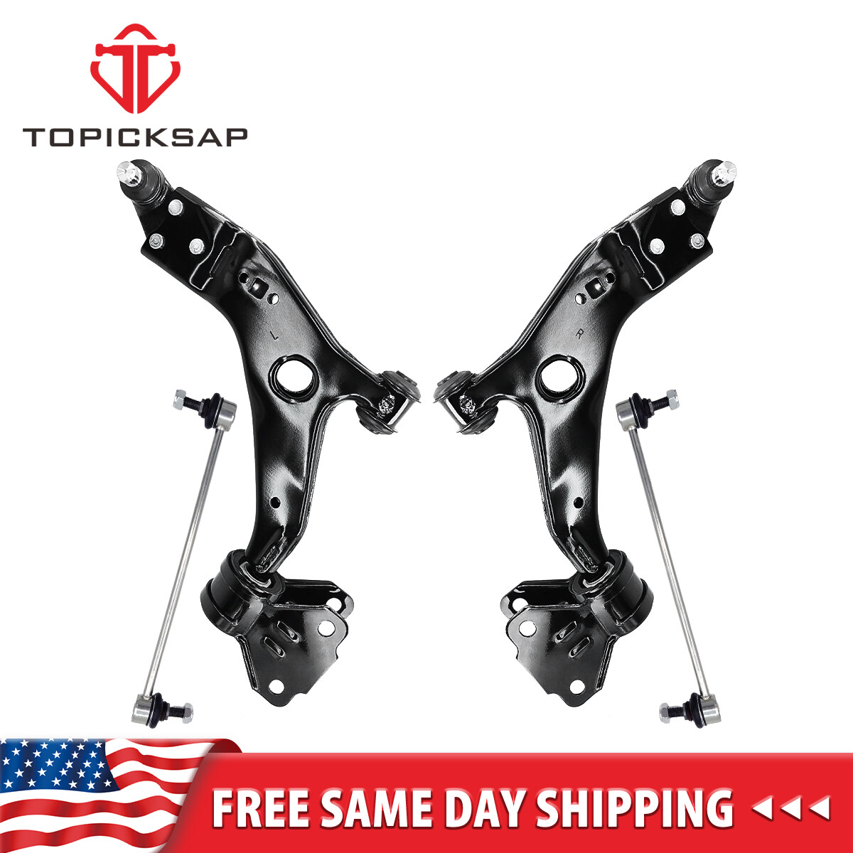 4Pc Front Lower Control Arm Ball Joint for 2013-2018 Ford
