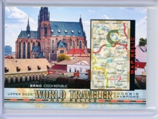 2021 UD Goodwin Champions World Traveler BRNO CZECH REPUBLIC Map Relic WT-269