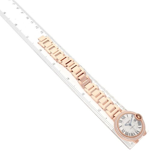 Cartier Ballon Bleu 33 Roségold Diamant Damenuhr WE902064 - Bild 8 von 9