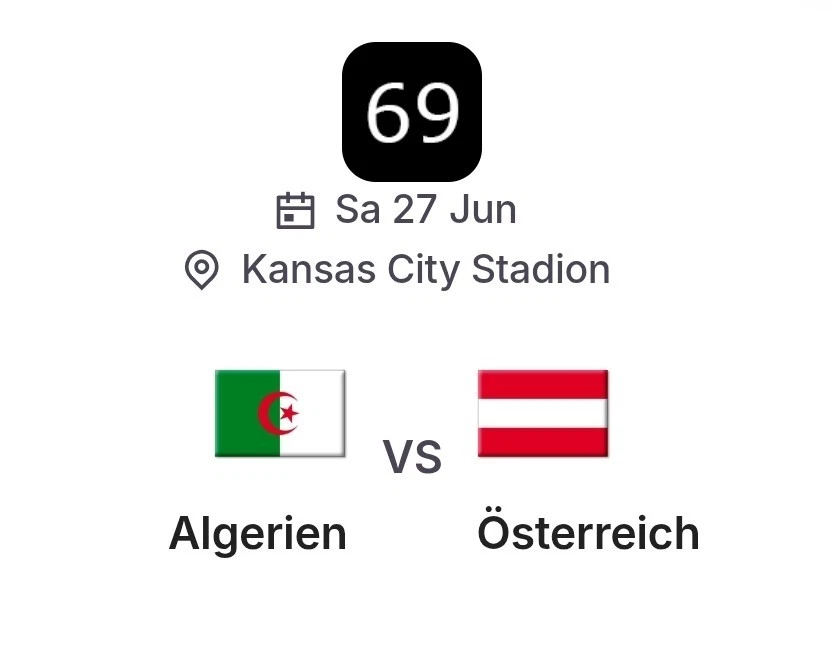 WM Tickets Österreich vs Algerien Kategorie 3- World Cup Tickets Austria Algeria - Bild 1 von 2