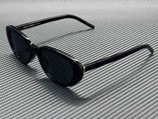SAINT LAURENT SL M154 001 Black Gold Grey Women's 55 mm Large Sunglasses