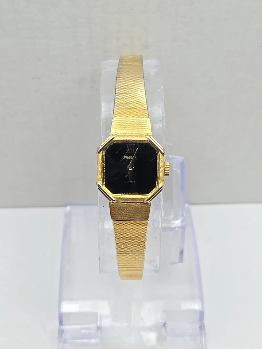 Working PHASAR SEARS AND ROEBUCK WATCH Gold Tone Quartz Digital Women 23mm Fit 7 Sears Roebuck Phasar Quartz Goldtone Ladies Watch - UNTESTED  main image 2