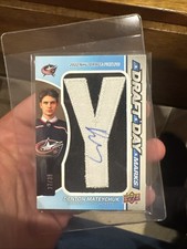2025-26 SP Game Used Denton Mateychuk draft day marks Auto /35