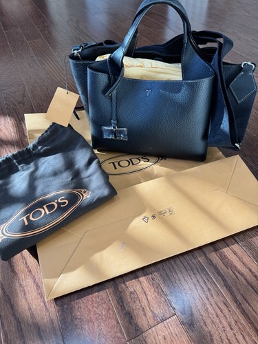 Tods Leather Tote Micro Bag
