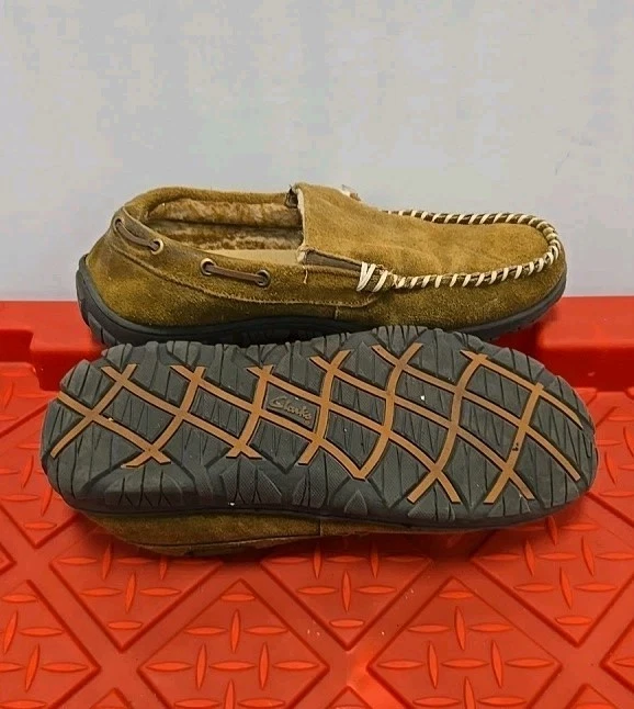 Clarks Moccasin Brown Slippers for Men for sale | eBay display picture 3