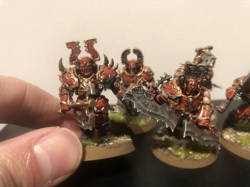 Warhammer AOS: Blades Of Khorne Blood Warriors And Aspiring Deathbringer - Image 4 of 4