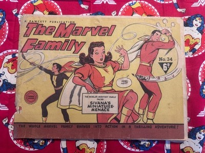 1948 FAWCETT MARVEL FAMILY #34, #24 & #23 ONLY KNOWN COPY RARE KEY WOW AUSTRALIA