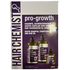 3Pack Hair Chemist Biotin Limited Pro-Growth Shampoo Conditioner & Oil