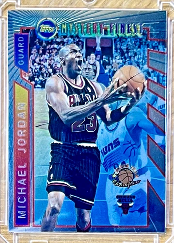 MICHAEL JORDAN 1996-97 Topps MYSTERY FINEST Borderless Card #M14 CHICAGO BULLS