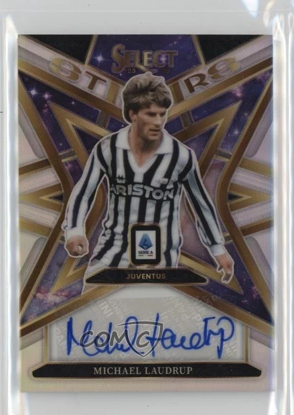 Michael Laudrup Autographed Soccer Sports Trading Cards