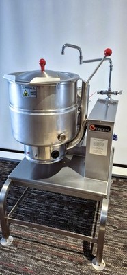 GROEN TDH-40 10 GALLON NATURAL GAS STEAM JACKETED TILTING KETTLE