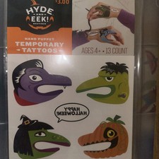 Hyde and EEK Temporary Tattoos Happy Halloween