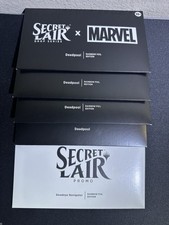 Deadpool Secret Lair (3) Rainbow Foil Editon Packs + Deadeye Navigator+Deadpool