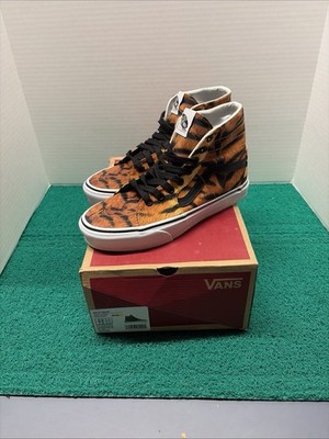VANS Sk8 Skate High Tapered Men's 6.0/WOMEN'S 7.5 Tiger Print With Box