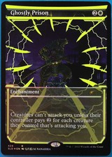 Ghostly Prison (Secret Lair Neon Ink Yellow Promo) FOIL MINT MAGIC CARD (511943)